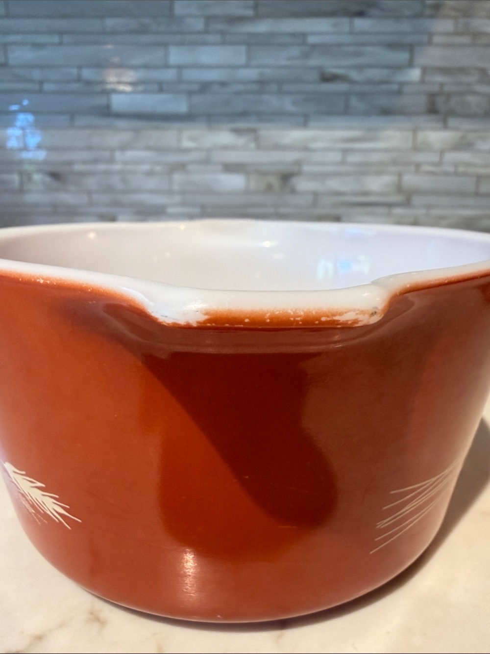Vintage Pyrex Autumn Harvest Casserole Dish 473-B - Picture 8 of 9
